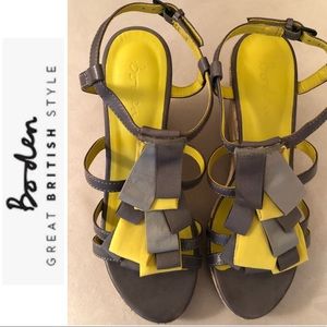 NWOT Cork Wedge Sandals